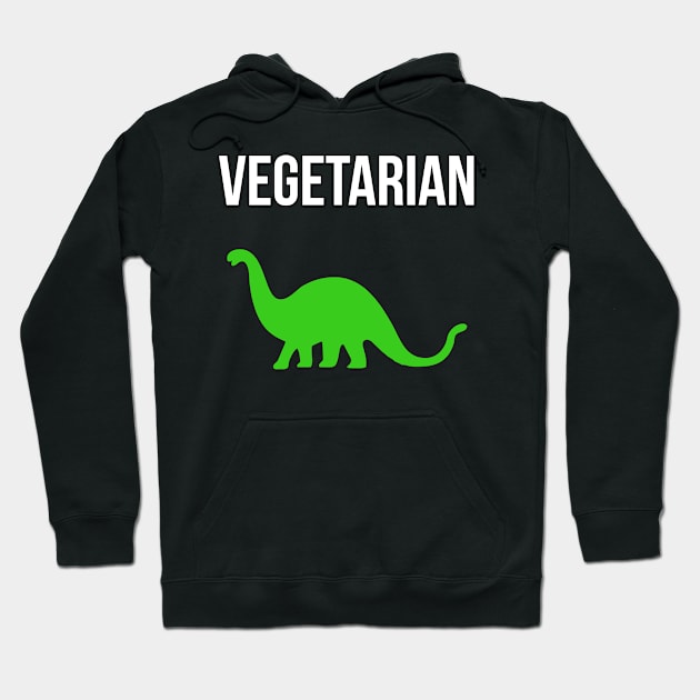 Vegetarian Dinosaur Hoodie by charlescheshire